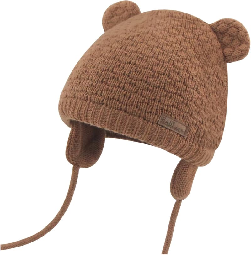 Toddler Girl Cable Knit Beanie - Soft & Warm Fall/Winter Hat