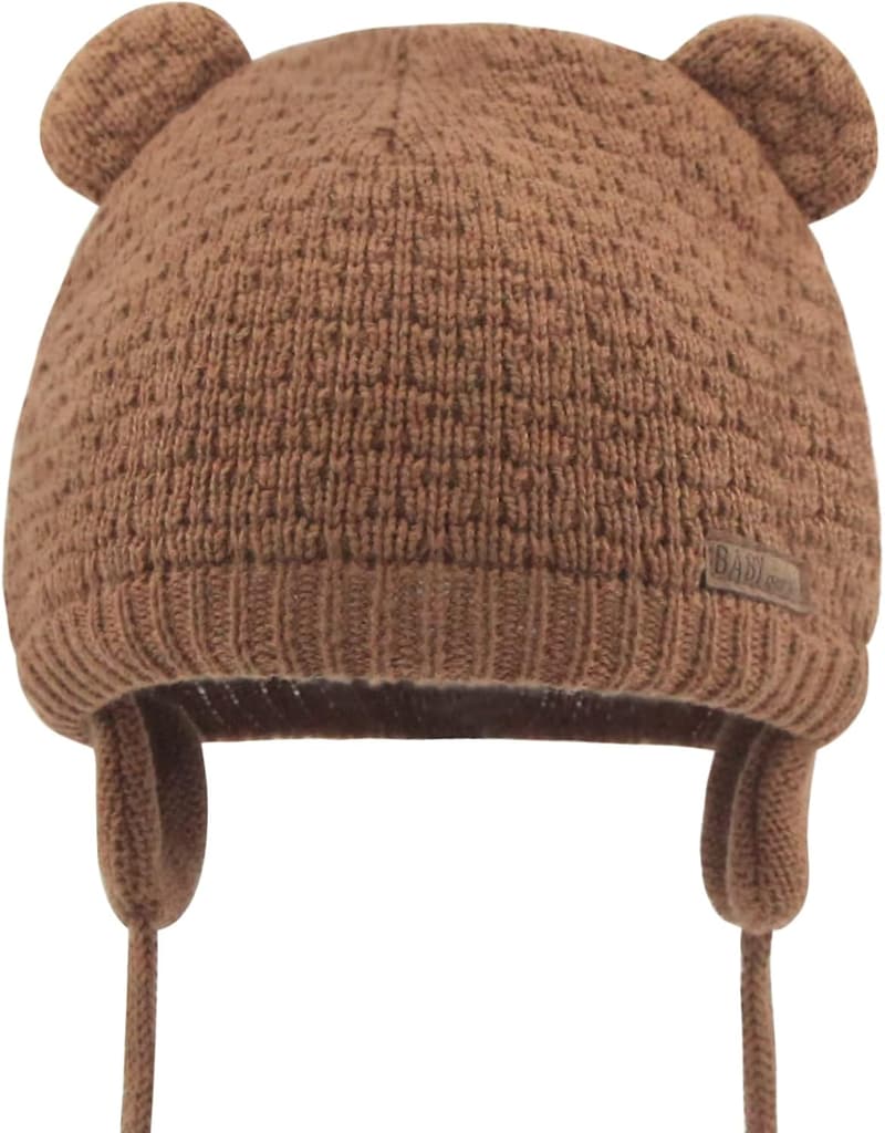 Toddler Girl Cable Knit Beanie - Soft & Warm Fall/Winter Hat