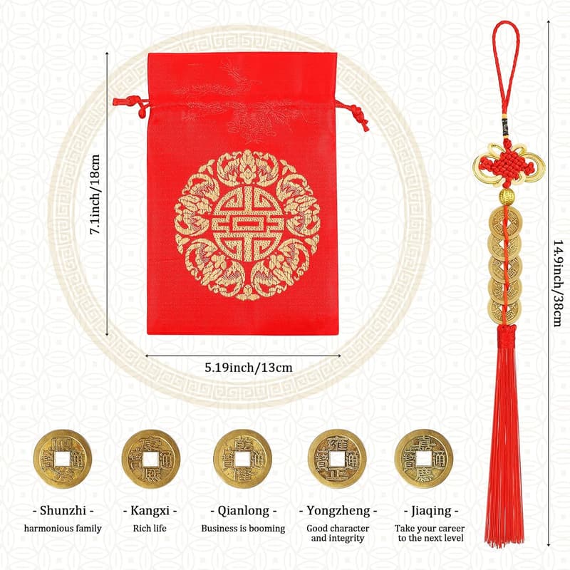 Feng Shui Money Frog Decoration with Coins for Prosperity