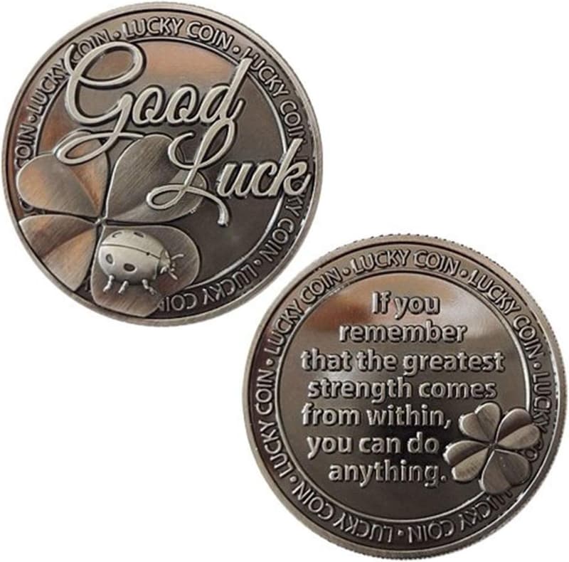 Engraved Good Luck Coin Keepsake Gift Set