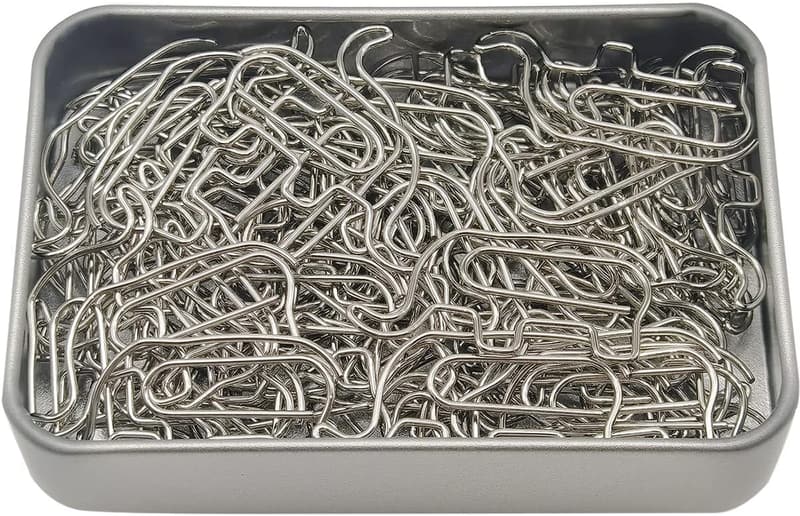 Elephant-Shaped Paper Clips - 60 Pcs Funny Office Supplies