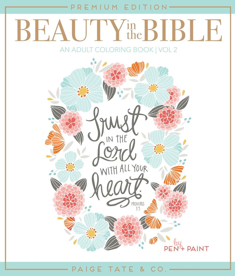 Christian Adult Coloring Book Volume 2 - Premium Edition