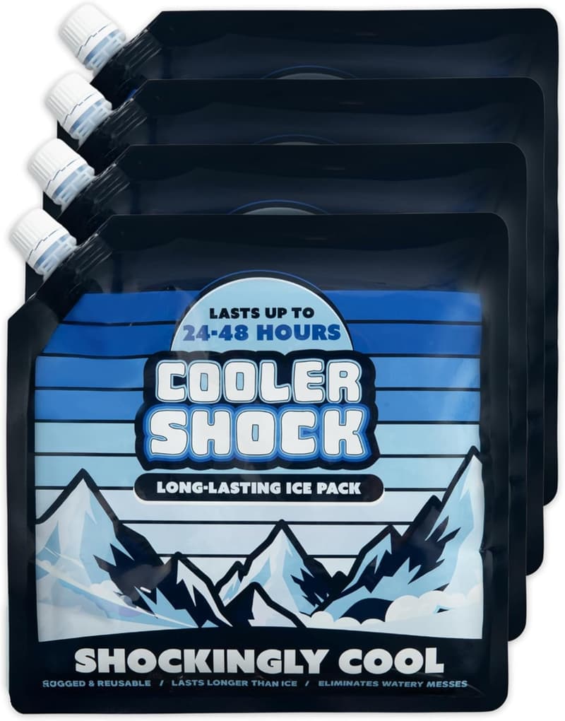 Reusable Ice Packs for Coolers - Long Lasting Freezer Packs