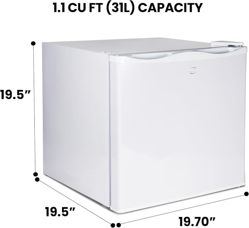 Garage Ready 1.2 Cu. Ft. Upright Freezer with Manual Defrost