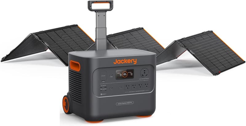 Jackery Solar Generator 3000 PRO – 3024Wh Power Station for RV & Camping