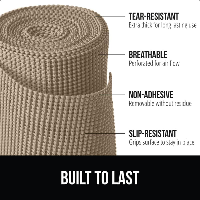 GORILLA GRIP Non-Adhesive Drawer and Shelf Liner – 17.5