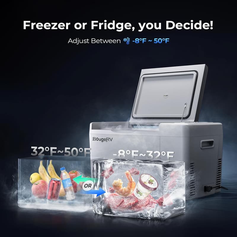 Portable 23 Quart 12V Car Refrigerator for Camping & Travel