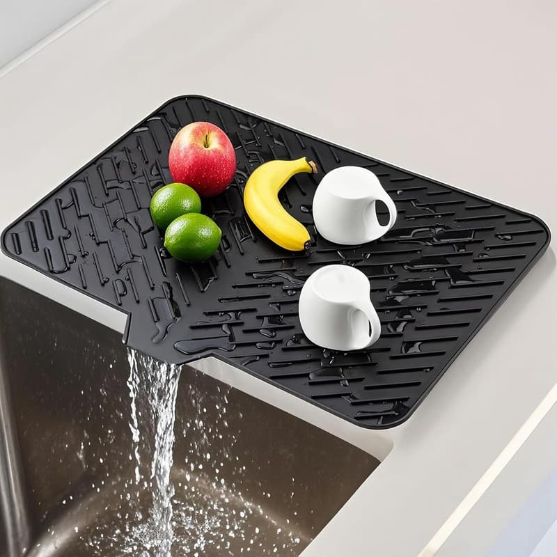 Eco-Friendly Heat-Resistant Silicone Dish Drying Mat 23