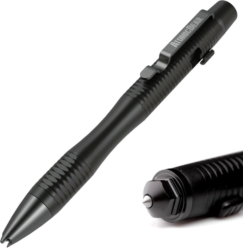 Tactical Self-Defense Pen with Glass Breaker for Men