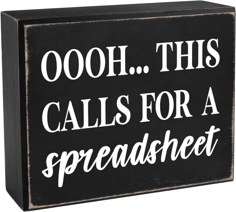 Inspirational Quote Wooden Box for Home Office Decor (5