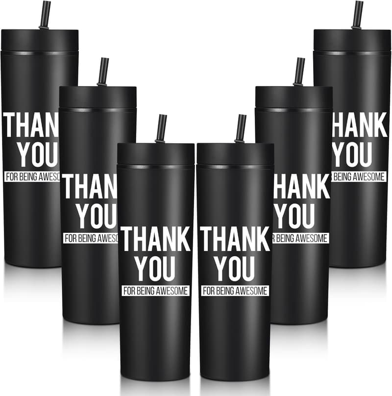 Graduation Appreciation Tumblers for Women & Men - Set of 6