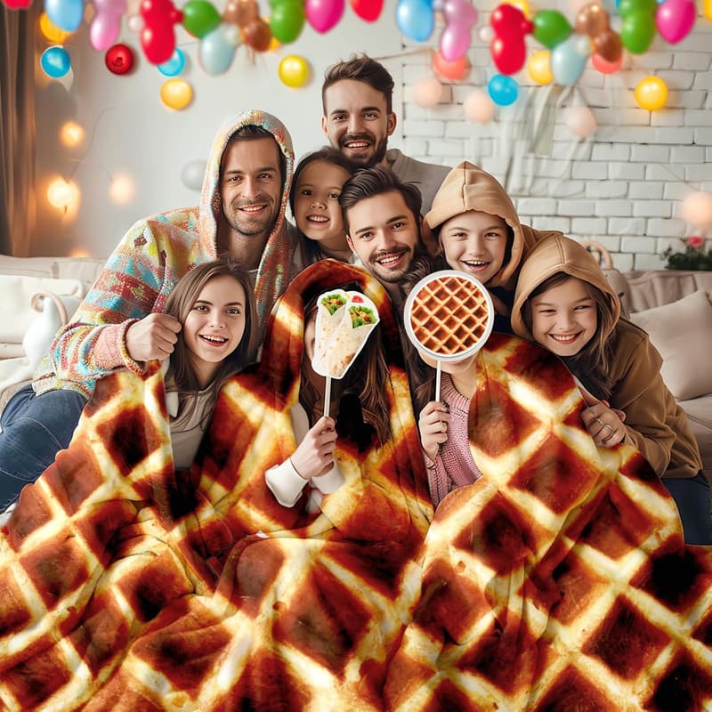 Taco Waffle Blanket - 80