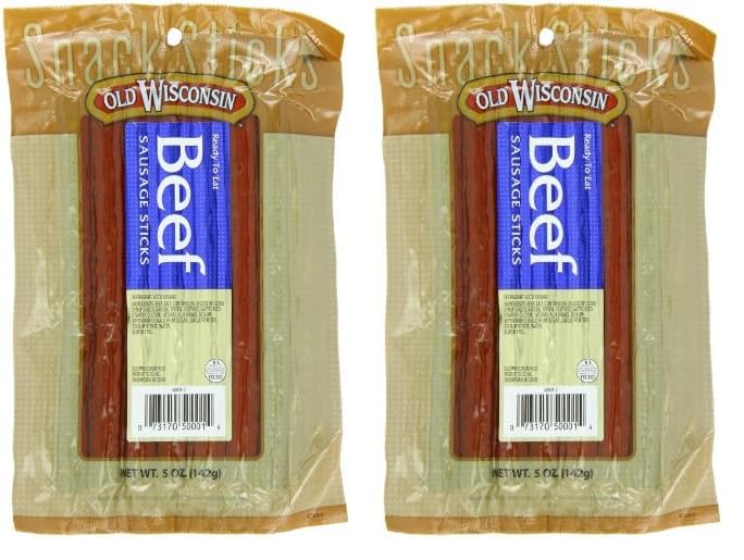 Beef Deli Sticks - 5 oz (Pack of 2)