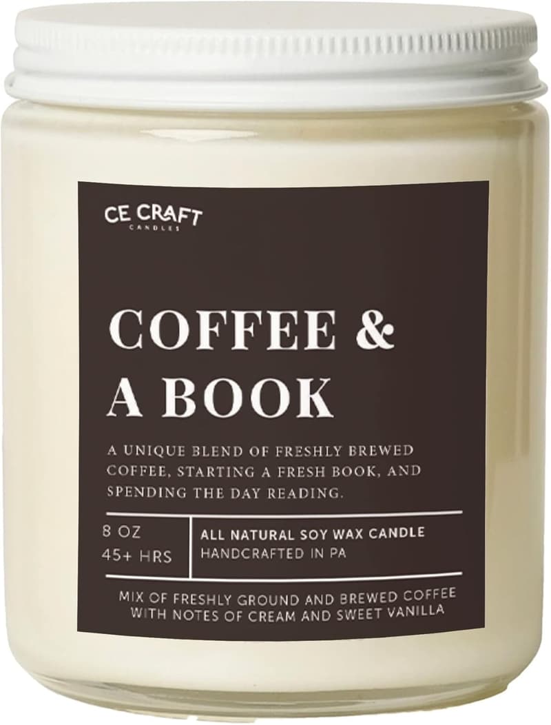 Library Book Scented Candle - Gift for Book Lovers