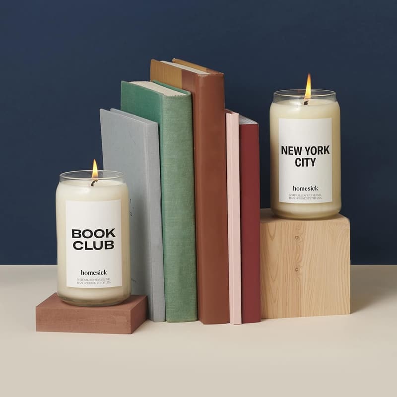 Book Club Scented Soy Candle - Warm Nutmeg & Amber Notes