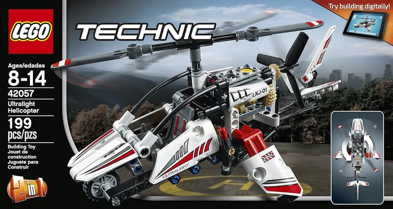 LEGO Technic Ultralight Helicopter Building Set 42057