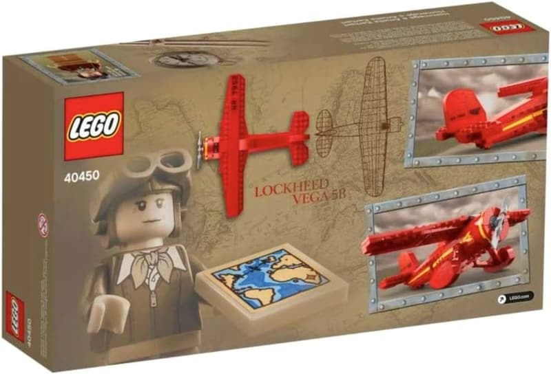 Amelia Earhart Tribute LEGO Building Set 40450