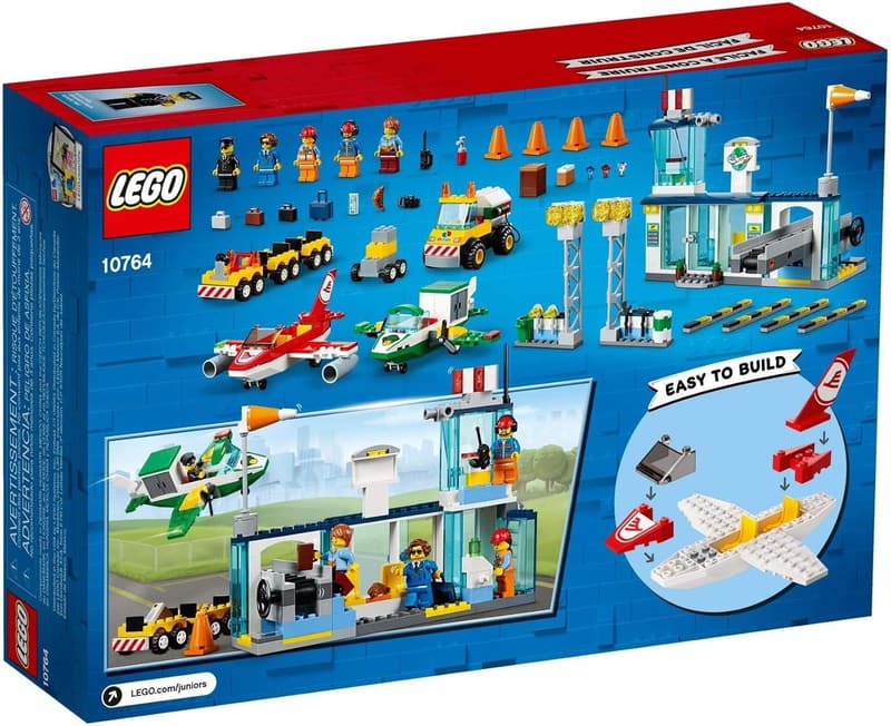 LEGO Juniors City Central Airport Building Kit (376 Pieces)