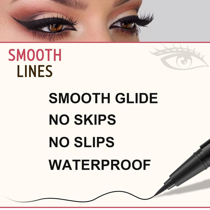 Eyebrow Makeup Kit with Waterproof Pencil and Dual Brush - Dark Brown