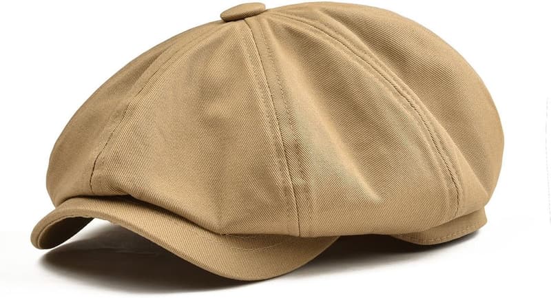 Cotton Newsboy Cap for Men - Gatsby Ivy Golf Hat
