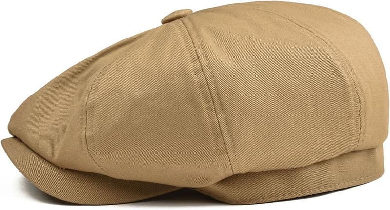 Cotton Newsboy Cap for Men - Gatsby Ivy Golf Hat