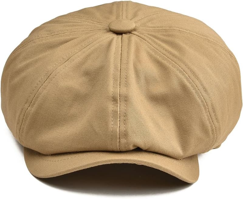 Cotton Newsboy Cap for Men - Gatsby Ivy Golf Hat