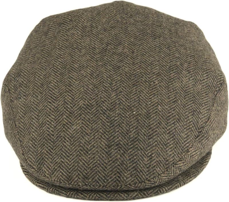Men's Wool Blend Herringbone Ivy Cap