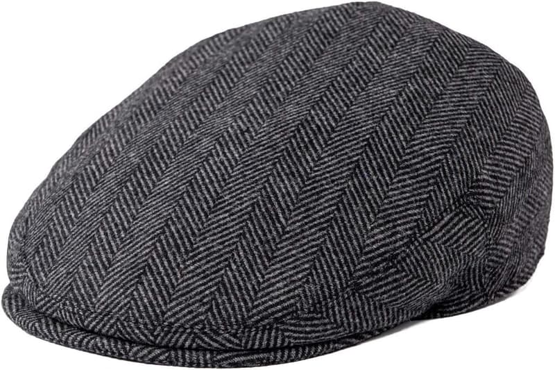 Men's Wool Tweed Gatsby Flat Cap