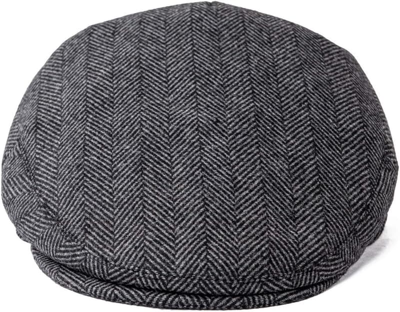 Men's Wool Tweed Gatsby Flat Cap