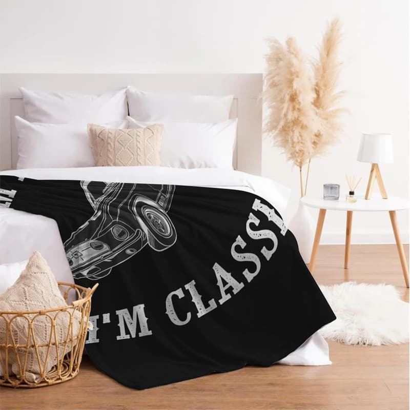 Funny Birthday Throw Blanket for Men - 50