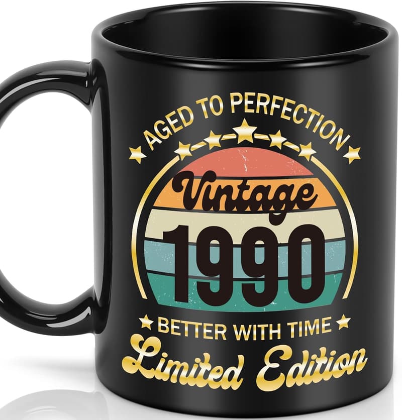 35th Birthday Vintage Coffee Mug for Him