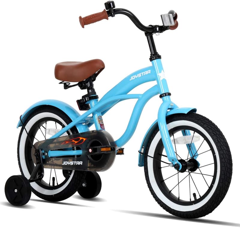 Kids Cruiser Bike with Training Wheels for Ages 2-7