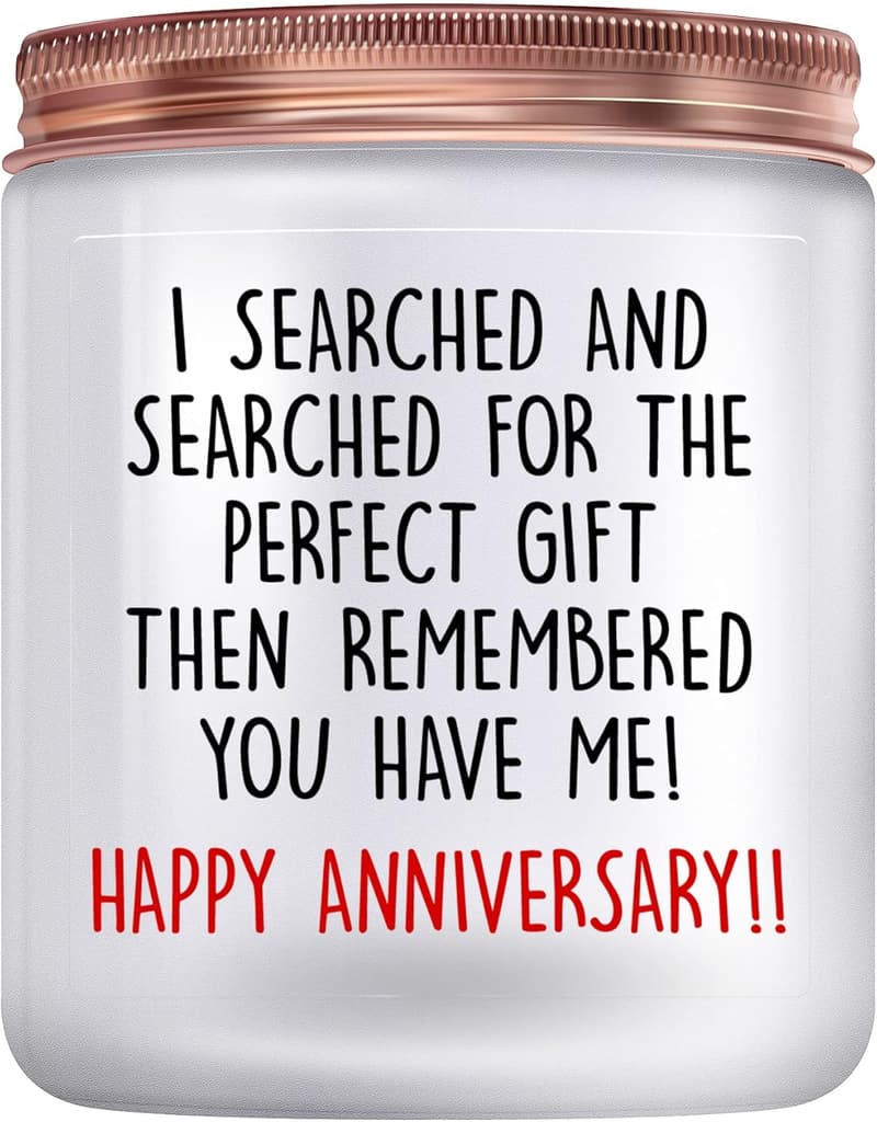 Anniversary Candles Gift Set for Couples - 1st to 5th Year