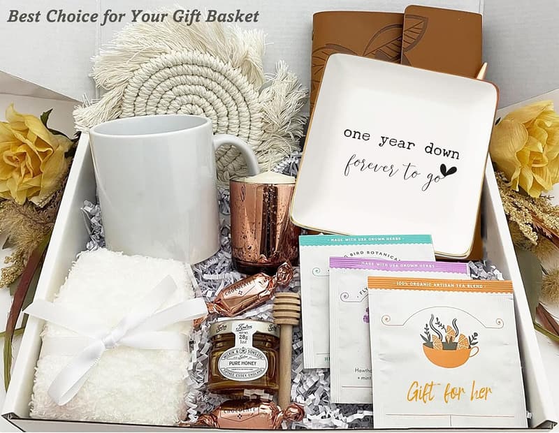 One Year Anniversary Ceramic Jewelry Tray for Her