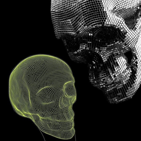 Halloween 3D Skull Lamp with Remote Control, 16 Colors
