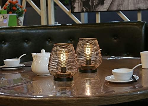 Battery-Powered LED Lanterns - Set of 2 for Events & Decor