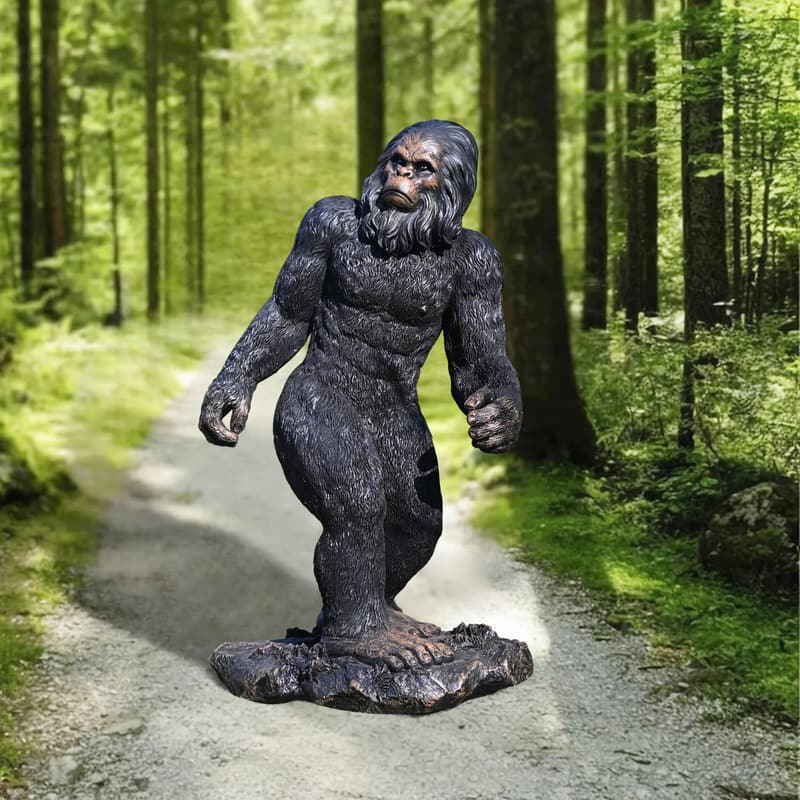 Life-Size Sasquatch Garden Statue - Bigfoot Yard Décor