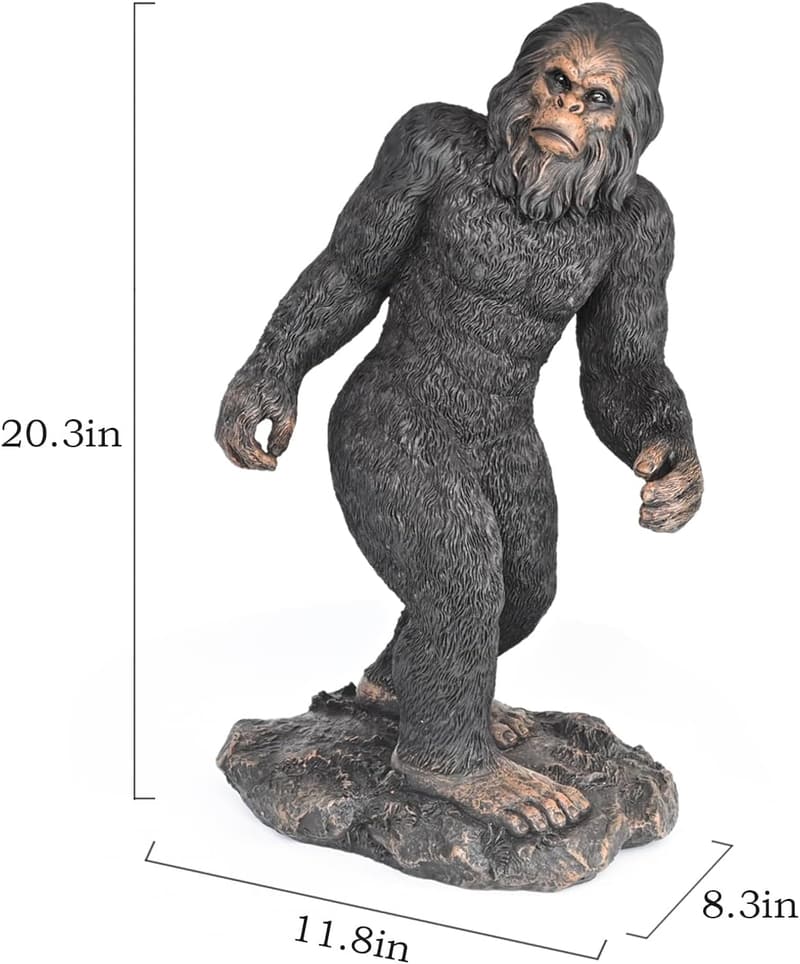 Life-Size Sasquatch Garden Statue - Bigfoot Yard Décor