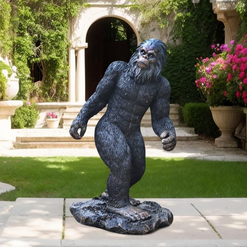 Life-Size Sasquatch Garden Statue - Bigfoot Yard Décor