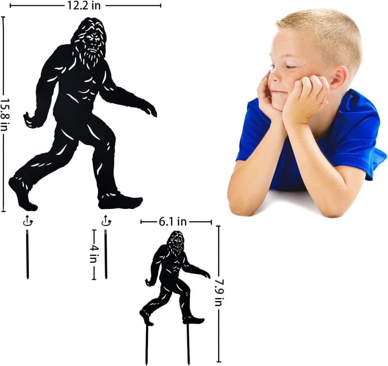 Bigfoot Outdoor Metal Decor - 15.8