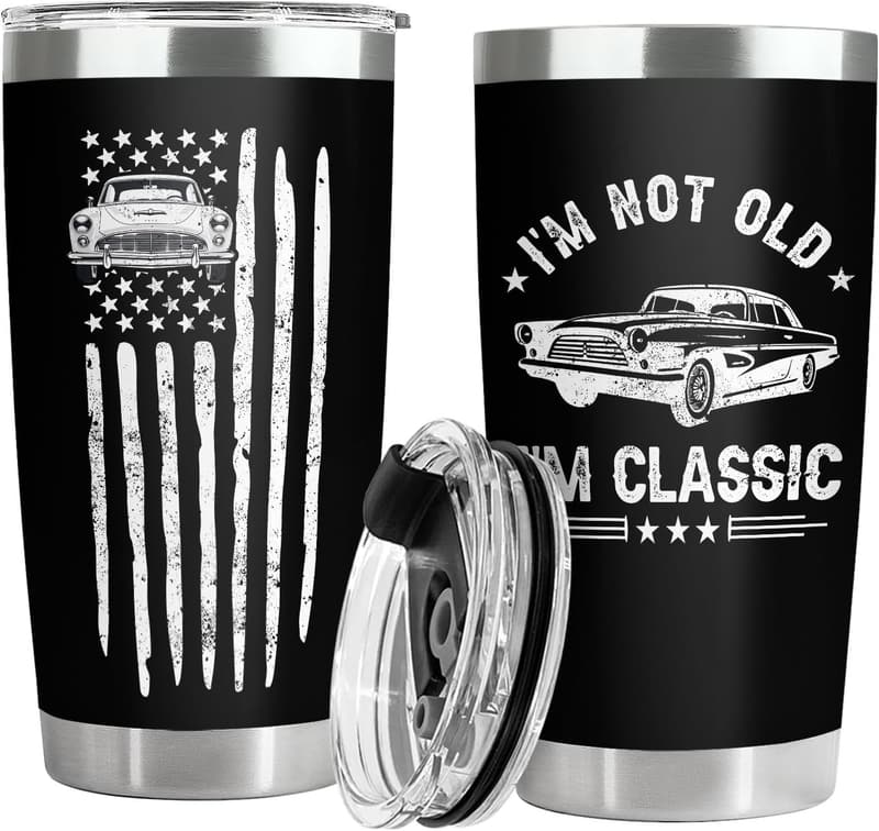 Father's Day Classic 20 oz Stainless Steel Tumbler with Lid