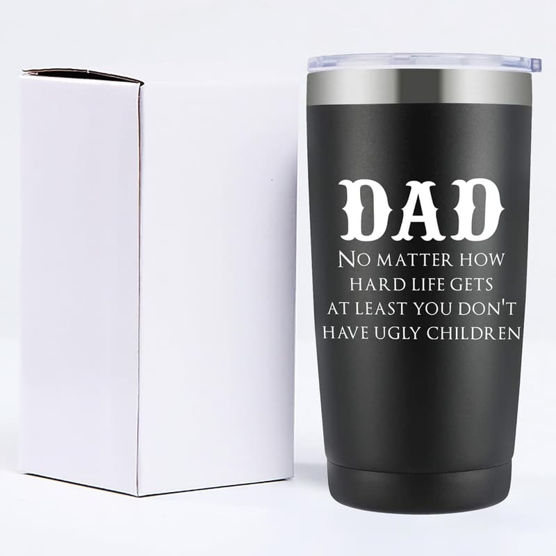 Father's Day Gift - 20 oz Tumbler for Dad from Kids