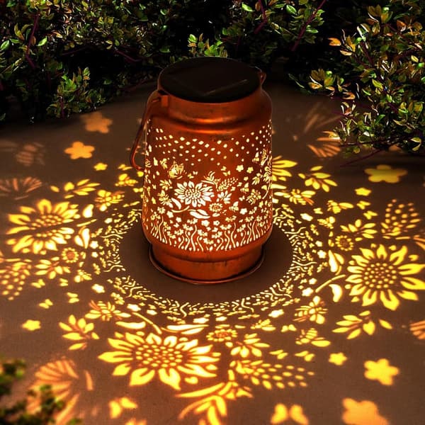 Sunflower Solar Lanterns for Outdoor Garden Decor