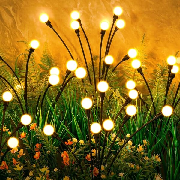 Solar Garden Lights (4-Pack, 32 LEDs) - Unique Outdoor Decor