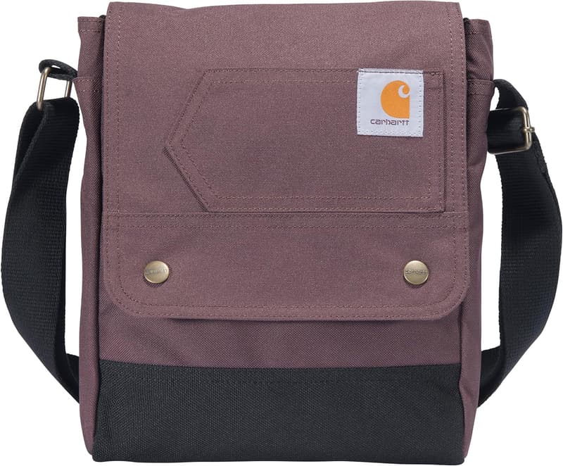 Durable Adjustable Crossbody Bag with Flap Closure