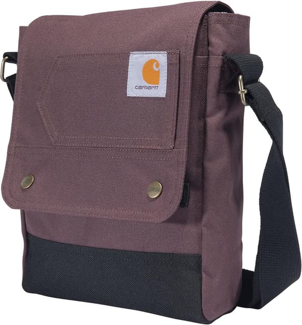 Durable Adjustable Crossbody Bag with Flap Closure