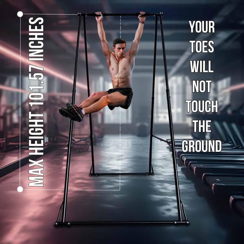 Foldable Free-Standing Pull Up Bar for Home Gym