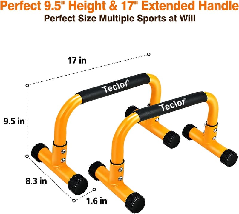 Heavy-Duty Push Up Bars for Home Fitness Training