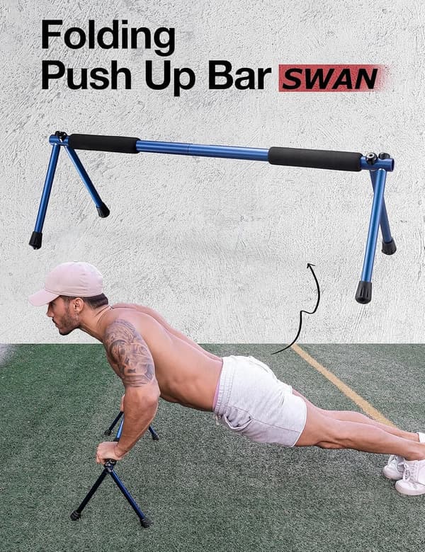 Folding Push Up Bar - Portable Strength Training Equipment