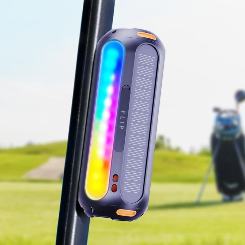 Portable Solar Bluetooth Golf Speaker with 30H Playtime
